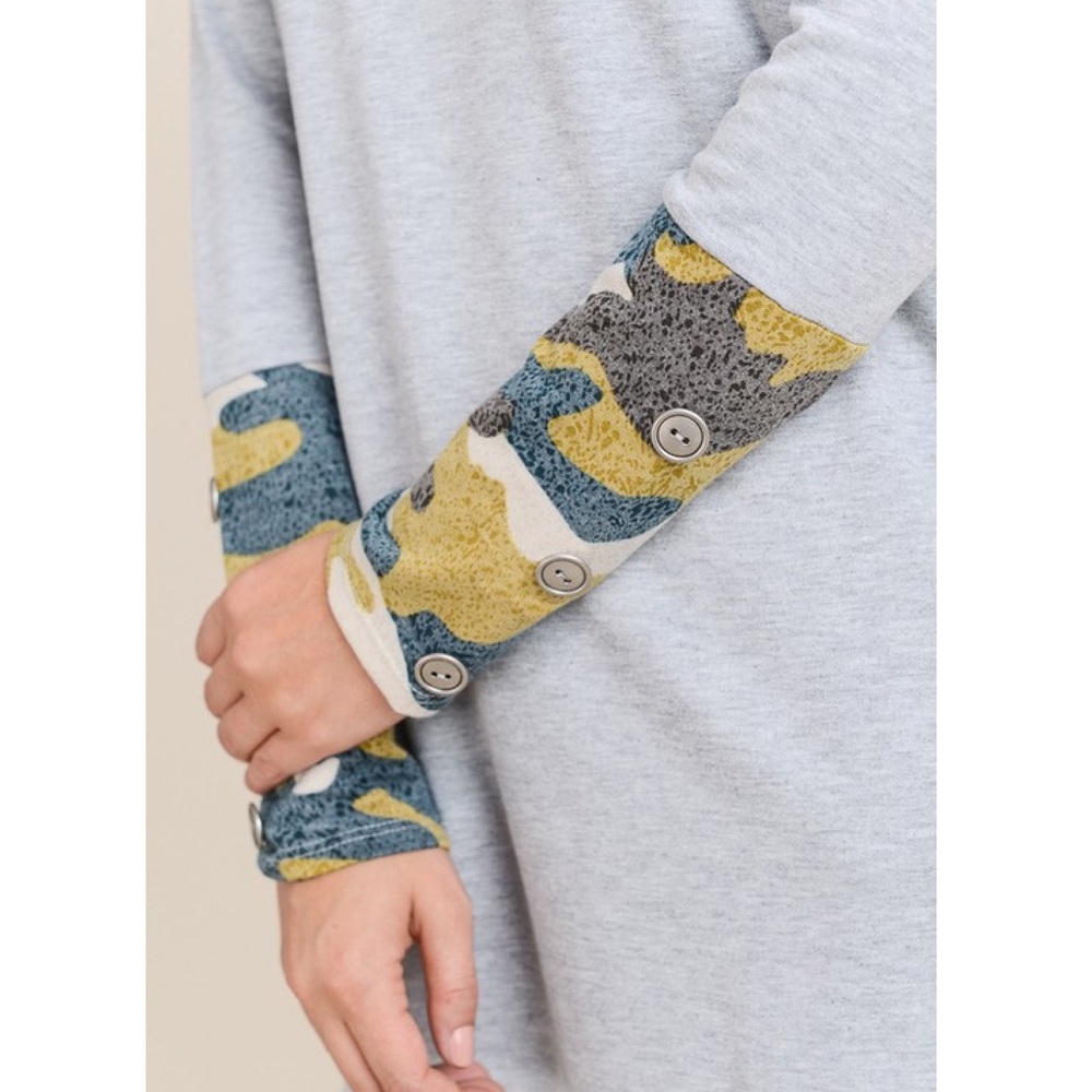 Long Sleeve Camo Top - Picture 4 of 8